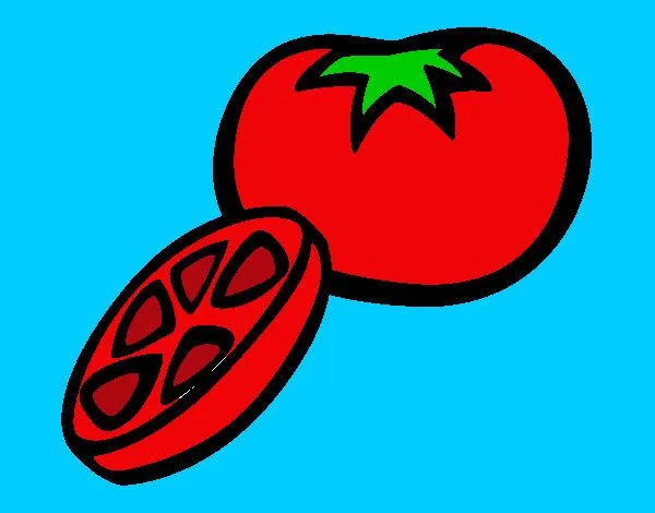 Dibujo de Tomate pintado por Marta1 en Dibujos.net el día 03-06-12 ...