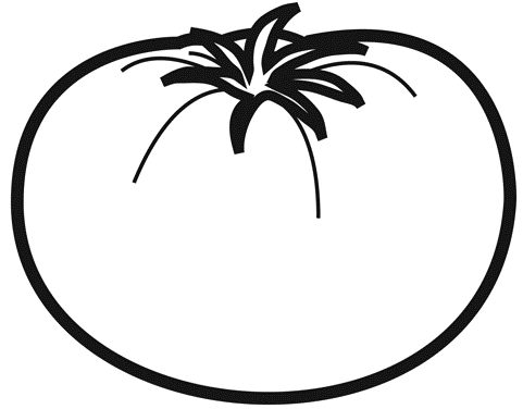 Tomate para colorear para niños - Imagui