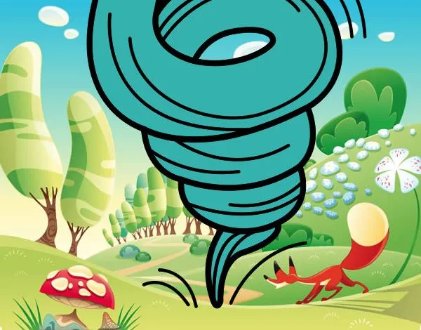 Dibujo de Tornado pintado por Queyla en Dibujos.net el día 22-07 ... Dibujo de Tornado pintado por Queyla en Dibujos.net el día 22-07 ...