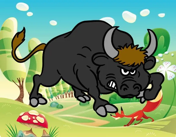 Dibujo de Toro salvaje pintado por Alepronda en Dibujos.net el día ... Dibujo de Toro salvaje pintado por Alepronda en Dibujos.net el día ...