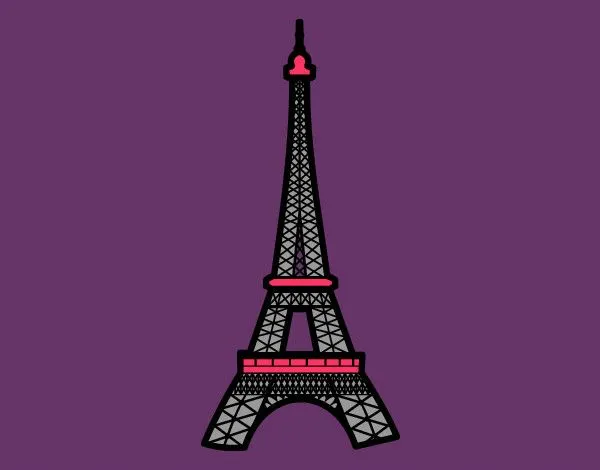 Dibujo de Torre Eiffel pintado por Salaly en Dibujos.net el día 25 ... Dibujo de Torre Eiffel pintado por Salaly en Dibujos.net el día 25 ...