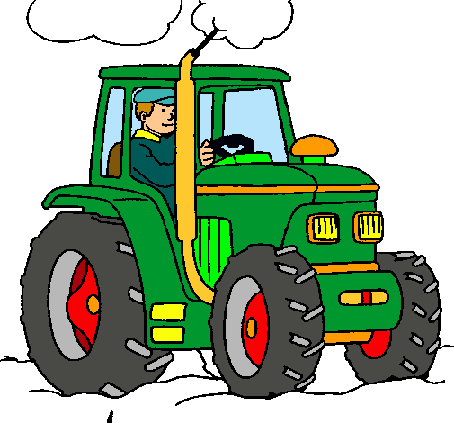 Dibujo de Tractor en funcionamiento pintado por Sandrabp en ... Dibujo de Tractor en funcionamiento pintado por Sandrabp en ...