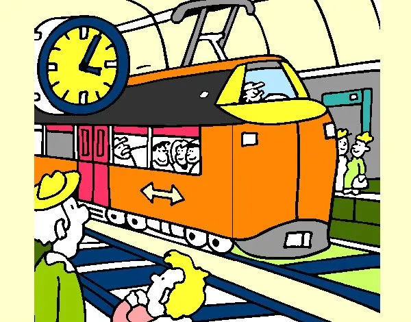 Dibujo de TREN CARLOS pintado por Carlosgc en Dibujos.net el día ... Dibujo de TREN CARLOS pintado por Carlosgc en Dibujos.net el día ...
