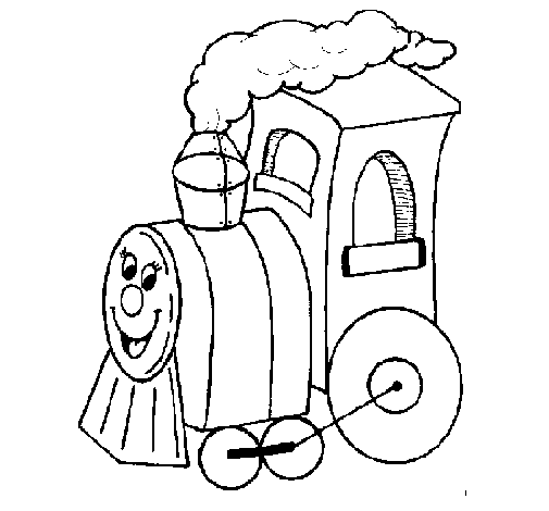 Dibujo de Tren 4 para Colorear - Dibujos.net Dibujo de Tren 4 para Colorear - Dibujos.net