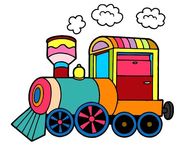 Dibujos infantiles de locomotoras - Imagui