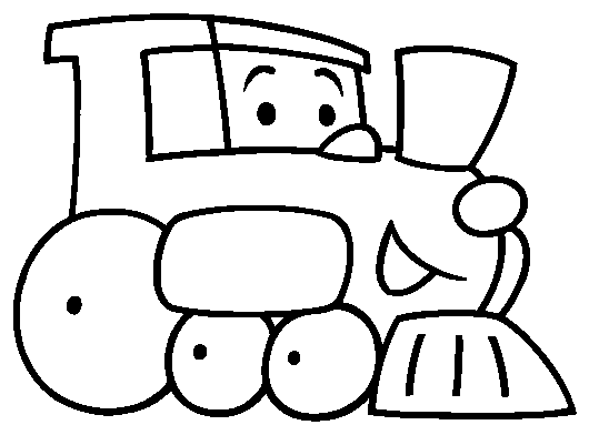 Dibujo de tren con vagones para colorear - Imagui