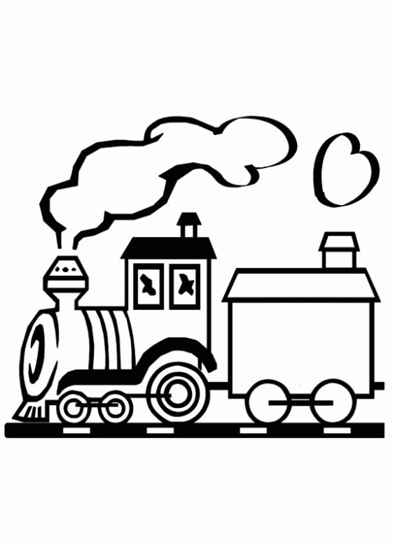 Dibujo de Trenes de juguete para colorear. Dibujos infantiles de ... Dibujo de Trenes de juguete para colorear. Dibujos infantiles de ...