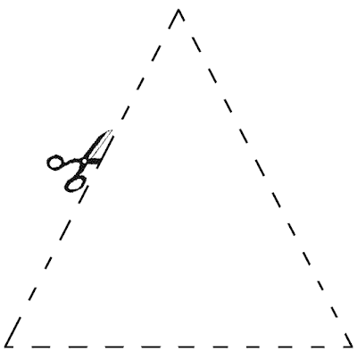 El triangulo para colorear - Imagui