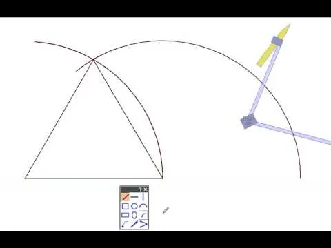 Cómo dibujo un triángulo equilátero? - YouTube Cómo dibujo un triángulo equilátero? - YouTube