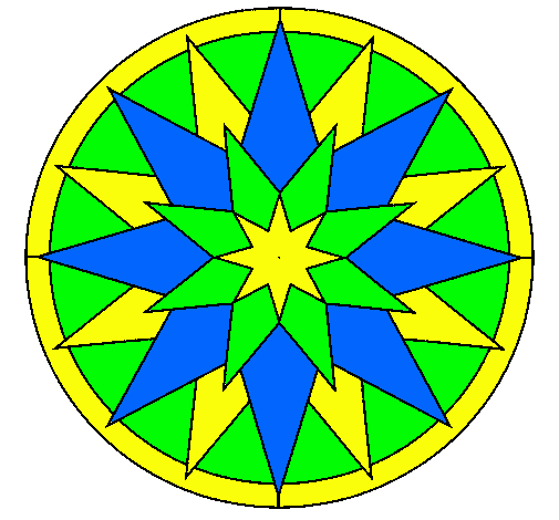 Dibujo de Mandala 28 pintado por Triangulos en Dibujos.net el día ... Dibujo de Mandala 28 pintado por Triangulos en Dibujos.net el día ...