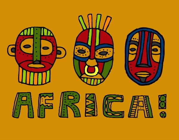 Dibujo de Tribus de África pintado por Paiia en Dibujos.net el día ... Dibujo de Tribus de África pintado por Paiia en Dibujos.net el día ...