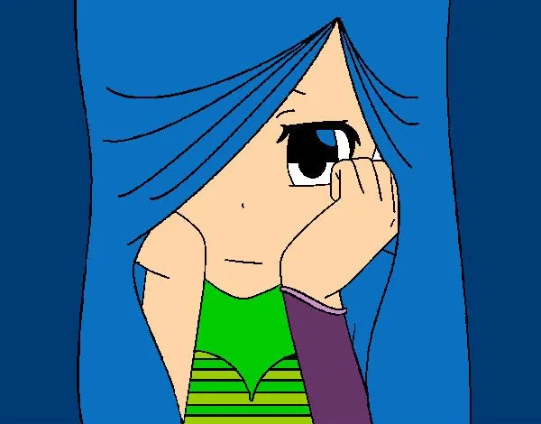 Dibujo de tristeza pintado por Dafne123 en Dibujos.net el día 23 ... Dibujo de tristeza pintado por Dafne123 en Dibujos.net el día 23 ...