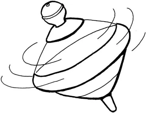 Dibujo de Trompo para colorear | Dibujos para colorear imprimir gratis Dibujo de Trompo para colorear | Dibujos para colorear imprimir gratis