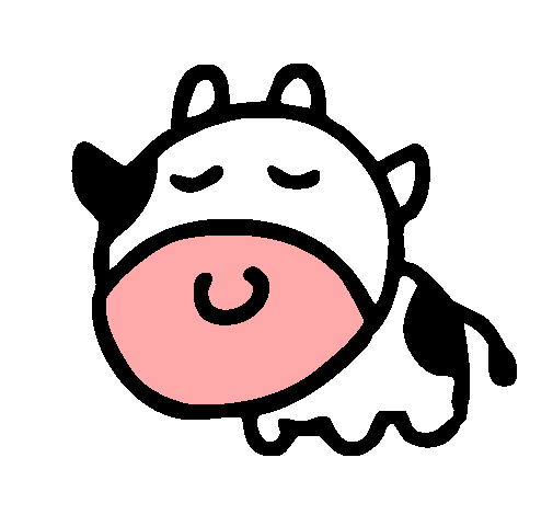 Dibujo de Vaca cabezona pintado por Caterina en Dibujos.net el día ...