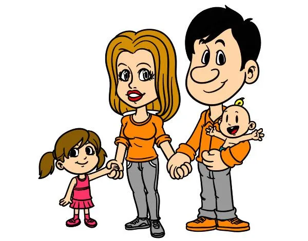 Dibujo de Valentina, Dayana, Richard, Santiago pintado por ... Dibujo de Valentina, Dayana, Richard, Santiago pintado por ...