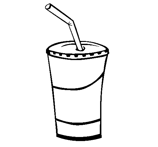 IMAGEN DE UN VASO DE JUGO PARA COLOREAR - Imagui