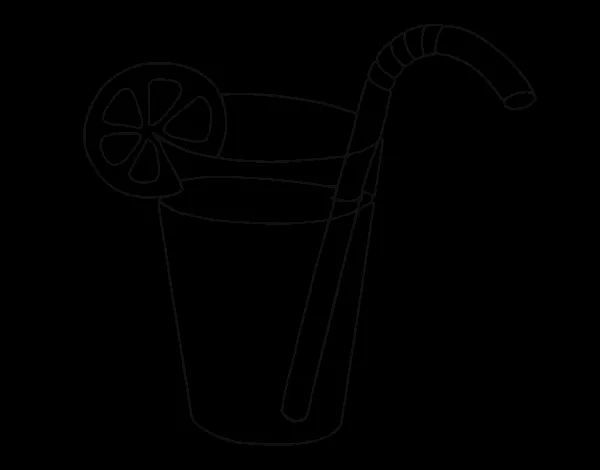 Dibujo de Vaso de refresco para Colorear - Dibujos.net Dibujo de Vaso de refresco para Colorear - Dibujos.net