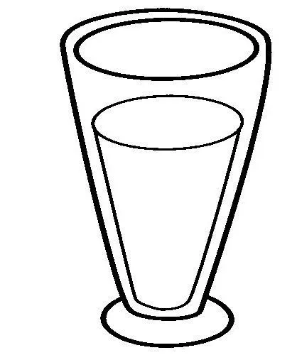 Dibujo de vasos para colorear - Imagui