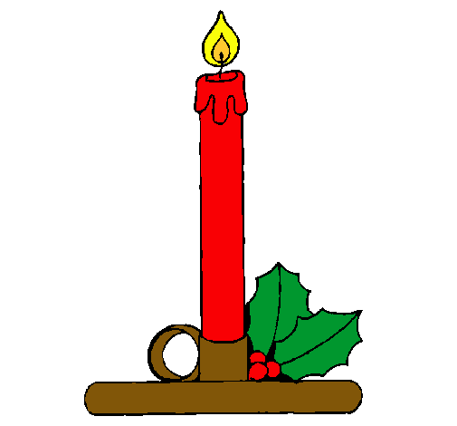 Dibujo de Vela de navidad pintado por Vela en Dibujos.net el día ...