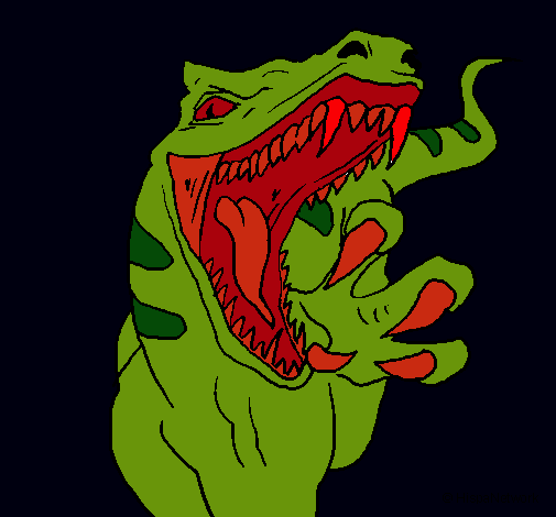Dibujo de Velociraptor II pintado por Mito en Dibujos.net el día ...