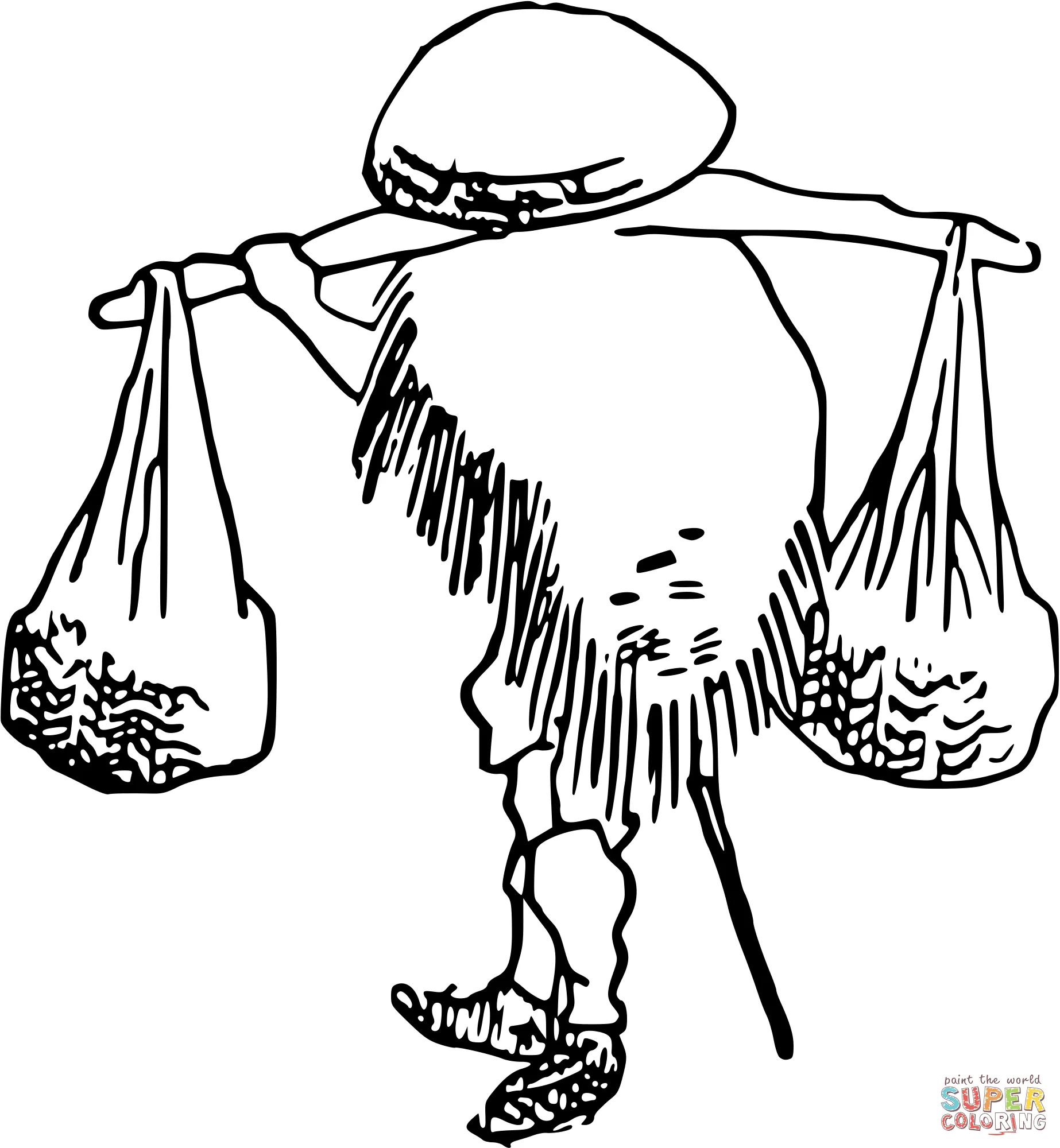 Dibujo de Vendedor de antigüedades para colorear | Dibujos para colorear imprimir gratis Dibujo de Vendedor de antigüedades para colorear | Dibujos para colorear imprimir gratis