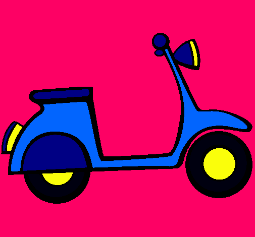 Dibujo de Vespa pintado por Jack204 en Dibujos.net el día 16-01-11 ... Dibujo de Vespa pintado por Jack204 en Dibujos.net el día 16-01-11 ...