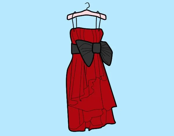 Dibujo de Un vestido de noche. pintado por Jessica23 en Dibujos ... Dibujo de Un vestido de noche. pintado por Jessica23 en Dibujos ...