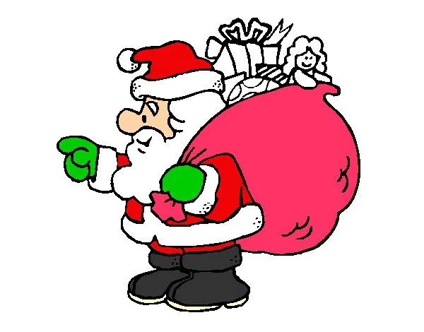 Dibujo de viejo pascuero pintado por Ultrablue en Dibujos.net el ... Dibujo de viejo pascuero pintado por Ultrablue en Dibujos.net el ...