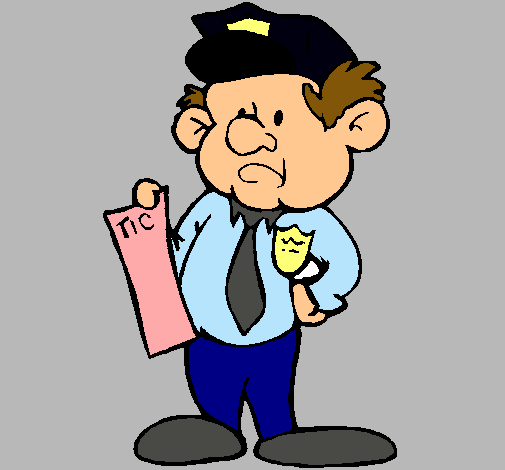 Dibujo de Vigilante del parquímetro pintado por Mariapg en Dibujos ...