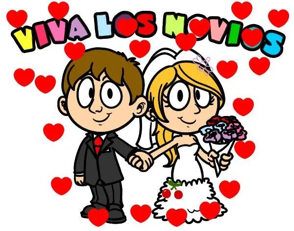 Dibujo de Viva los novios pintado por Rockerita en Dibujos.net el ... Dibujo de Viva los novios pintado por Rockerita en Dibujos.net el ...