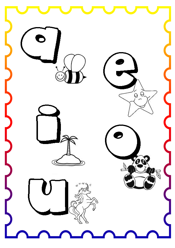 Imagenes animadas de las vocales para colorear - Imagui Imagenes animadas de las vocales para colorear - Imagui