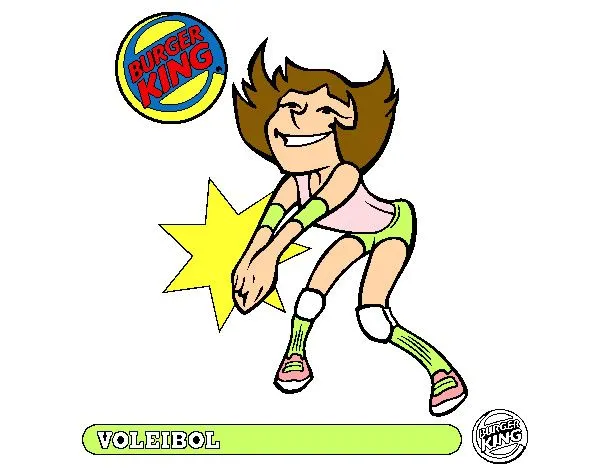 Dibujo de voleiball pintado por Maria3754 en Dibujos.net el día 12 ...