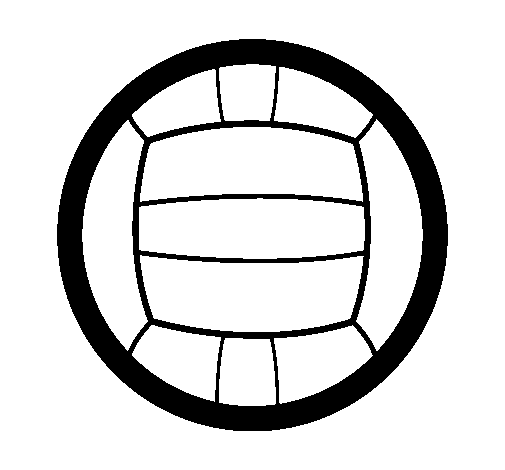 Dibujo de Voleibol para Colorear