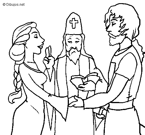 Dibujo de matrimonio para colorear - Imagui Dibujo de matrimonio para colorear - Imagui