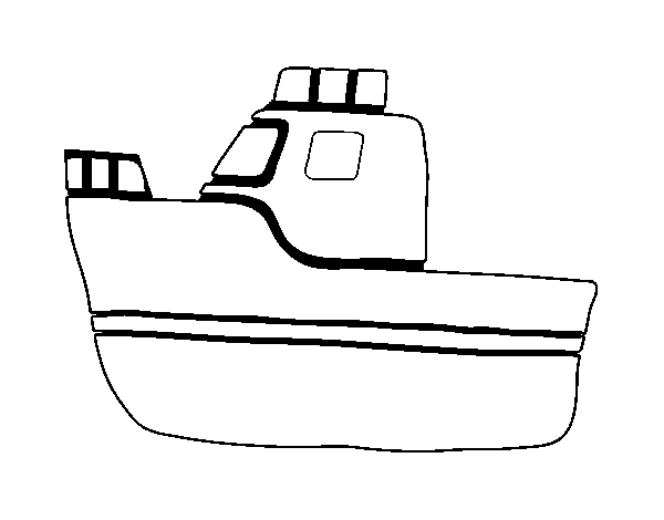 Dibujo de Yate de lujo para Colorear - Dibujos.net Dibujo de Yate de lujo para Colorear - Dibujos.net