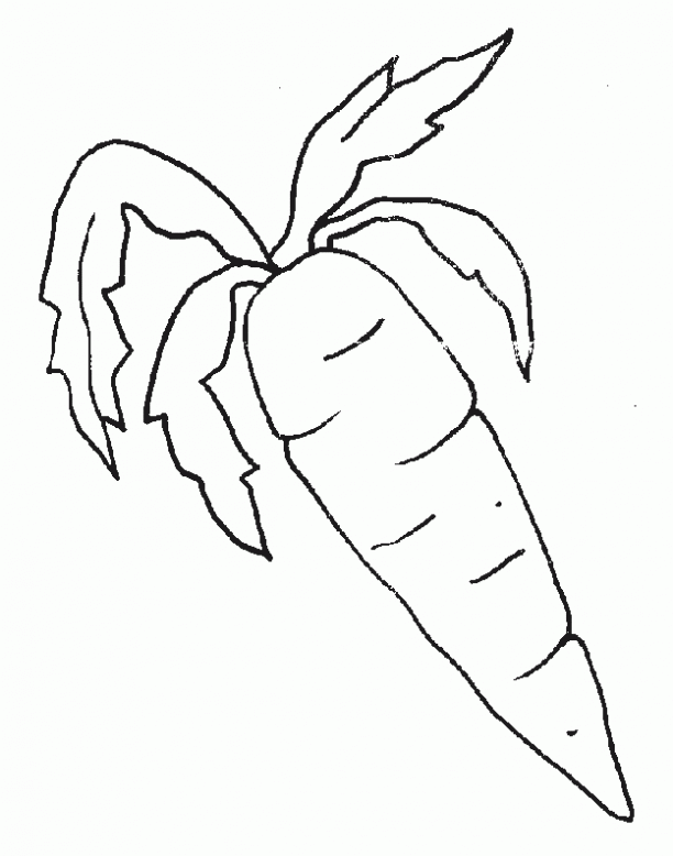Dibujo de Zanahoria para colorear. Dibujos infantiles de Zanahoria ... Dibujo de Zanahoria para colorear. Dibujos infantiles de Zanahoria ...