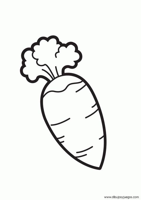 dibujo-de-zanahorias-002 | Dibujos y juegos, para pintar y colorear dibujo-de-zanahorias-002 | Dibujos y juegos, para pintar y colorear