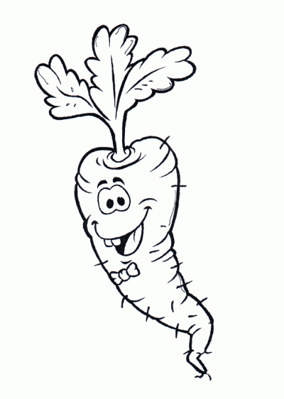 Dibujo de Zanahoria. Dibujo para colorear de Zanahoria. Dibujos ... Dibujo de Zanahoria. Dibujo para colorear de Zanahoria. Dibujos ...