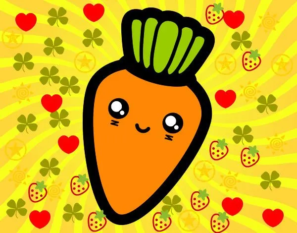 Dibujo de zanahoria pintado por Jhony301 en Dibujos.net el día 22 ...