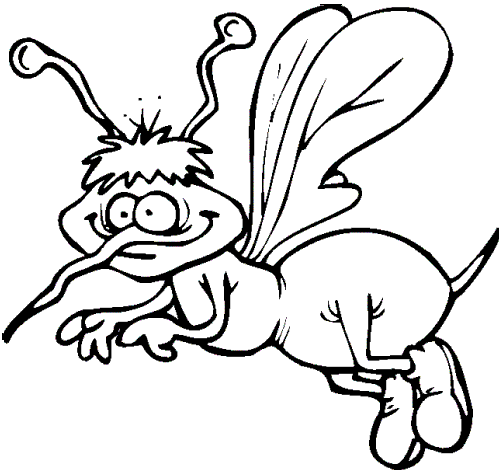 Zancudo para colorear ~ Dibujos para Colorear Infantil Zancudo para colorear ~ Dibujos para Colorear Infantil