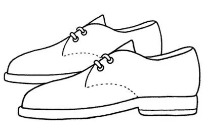 Dibujo de zapato para colorear - Imagui