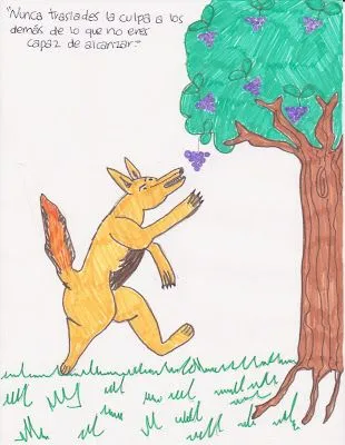 Dibujo de una zorra - Imagui