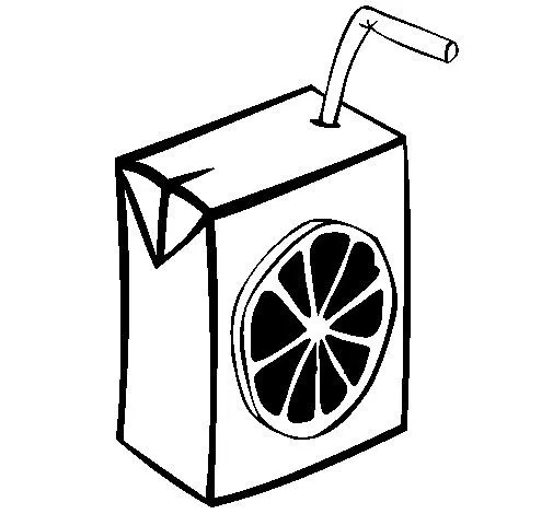 Dibujo de Zumo de naranja para Colorear - Dibujos.net Dibujo de Zumo de naranja para Colorear - Dibujos.net