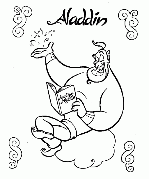dibujo genio de lampara Colouring Pages (page 3) dibujo genio de lampara Colouring Pages (page 3)