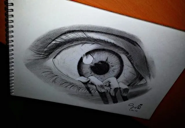 Dibujos en 3D en papel faciles - Imagui