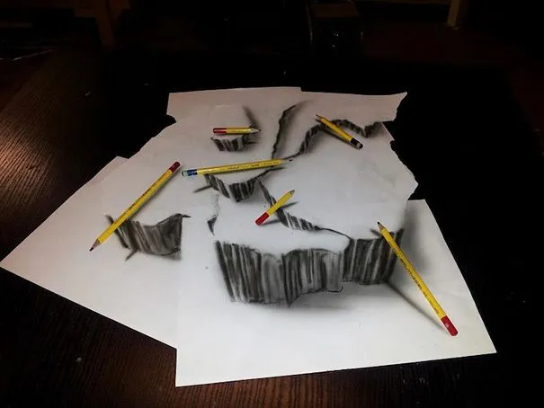 DIBUJOS EN 3D HECHOS A LÁPIZ POR RAMÓN BRUIN | duendevisual