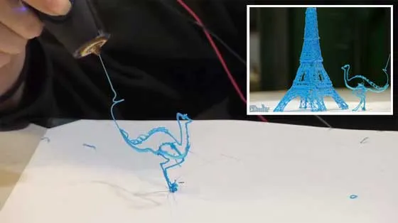 3Doodler: Lápiz para dibujar en 3D - BricoGeek.com 3Doodler: Lápiz para dibujar en 3D - BricoGeek.com