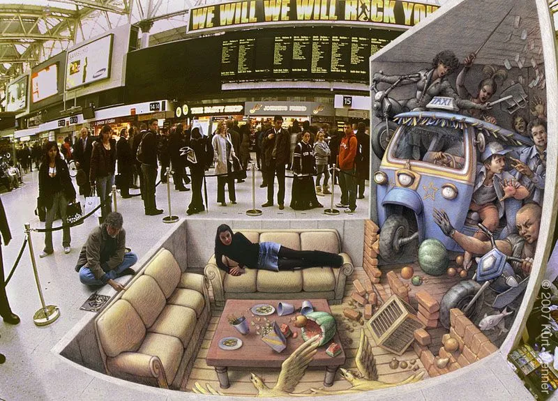 Los dibujos 3D en el suelo de Kurt Wenner » Cosas Que Contar – Una ... Los dibujos 3D en el suelo de Kurt Wenner » Cosas Que Contar – Una ...