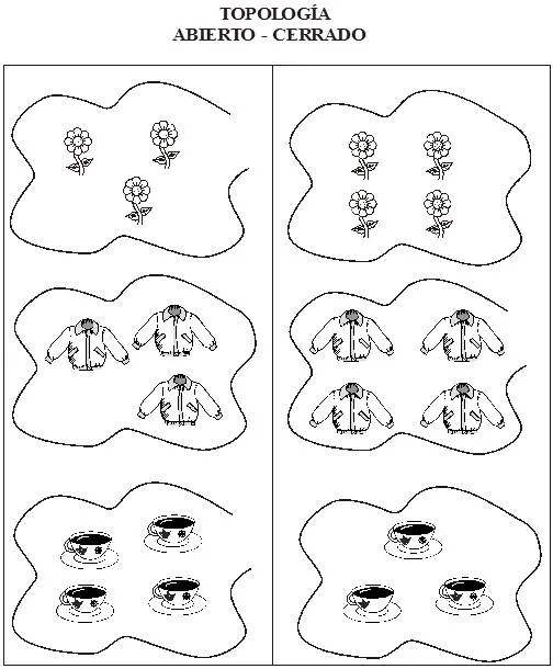 Dibujos de abierto y cerrado para colorear - Imagui