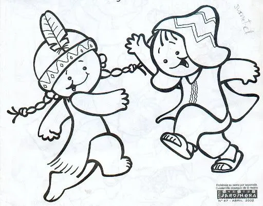 Dibujos aborigenes argentinos para colorear - Imagui